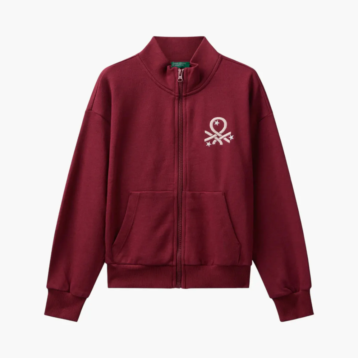 Girl Junior Zip-Up Sweatshirt With Print