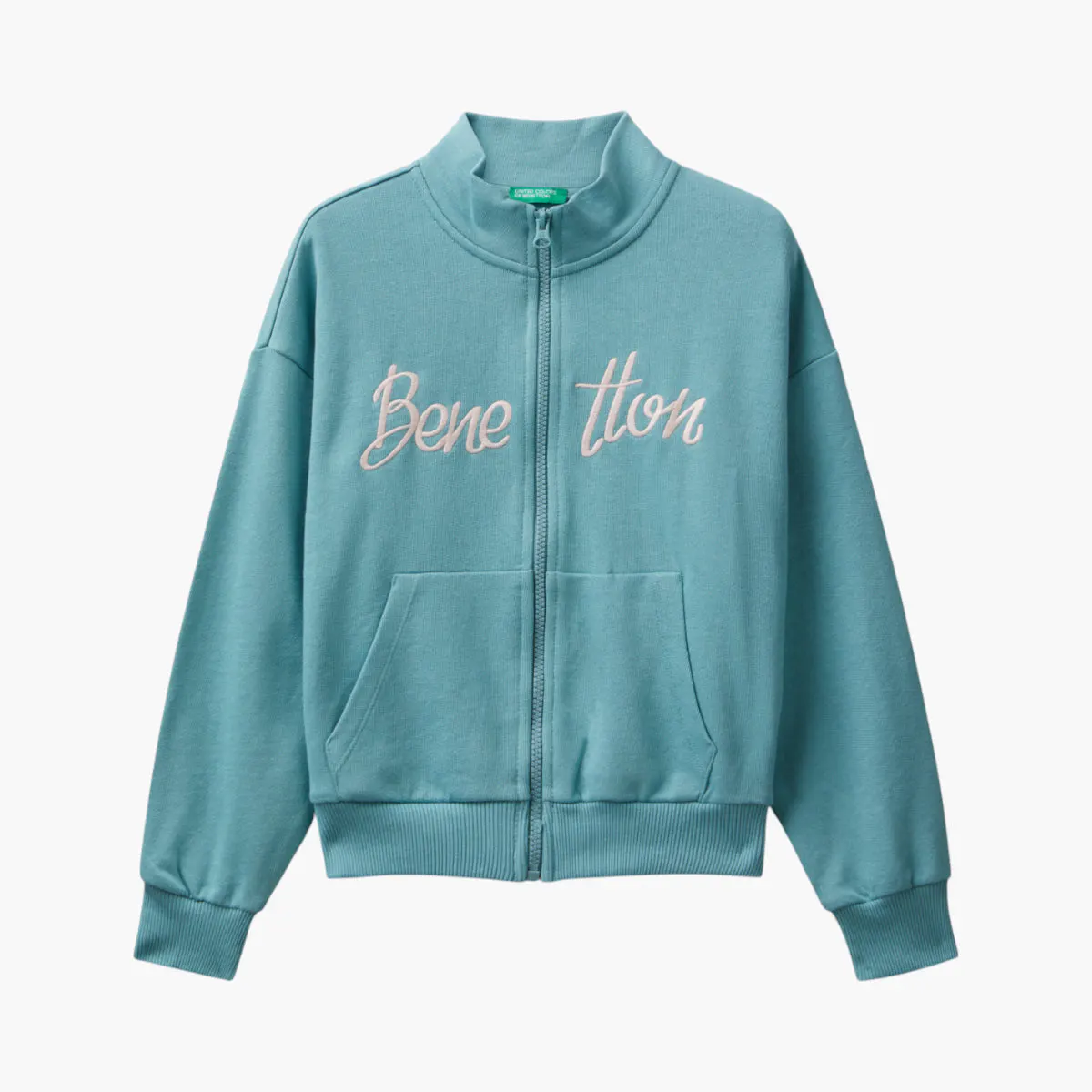 Girl Junior Zip-Up Sweatshirt With Print