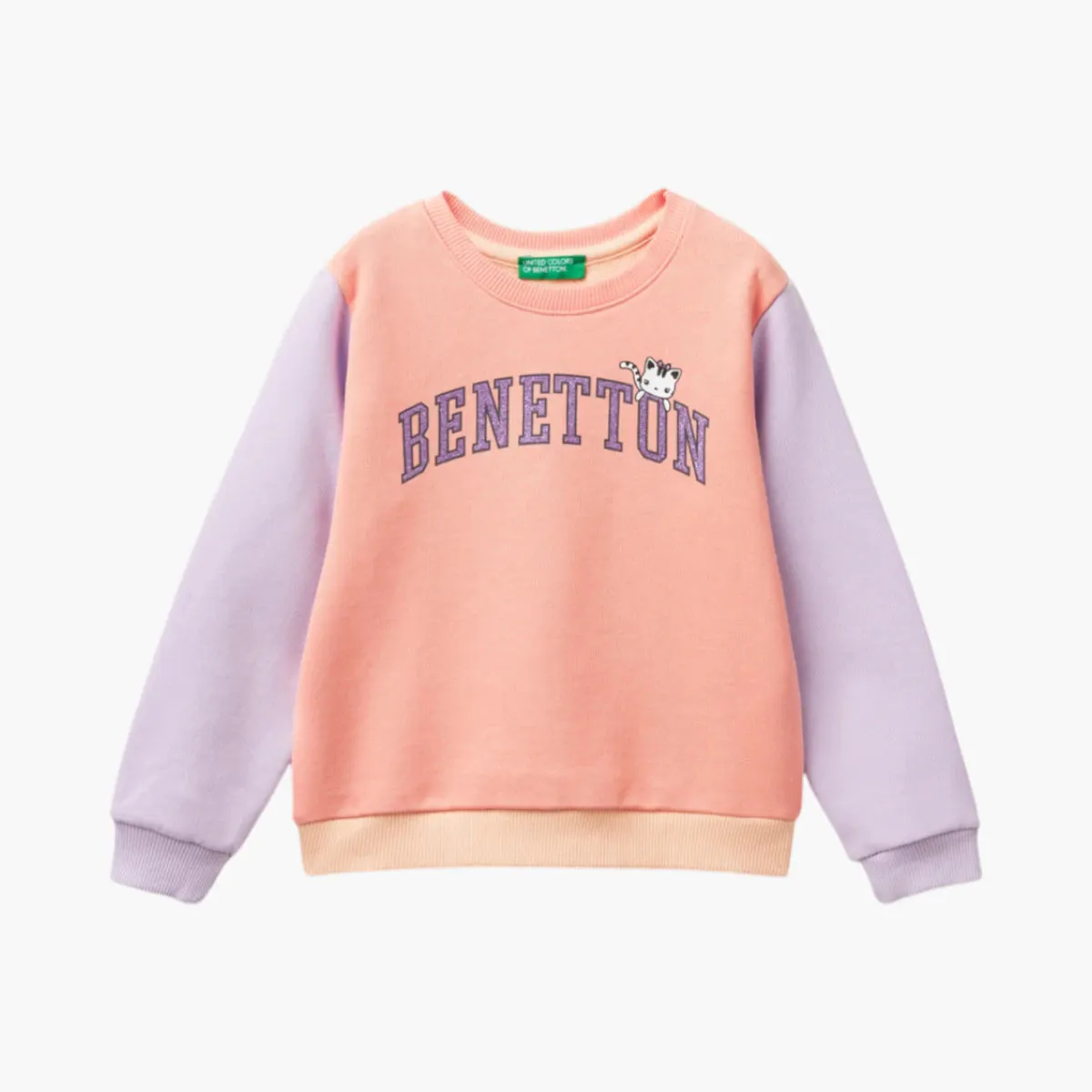 100% Organic Cotton Sweatshirt With Logo