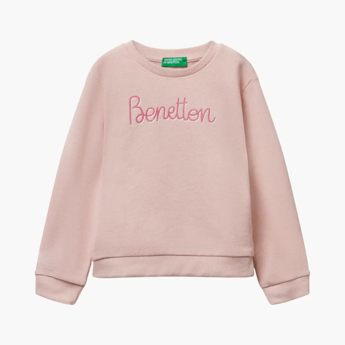 Girl Kid Sweatshirt With Glittery Print