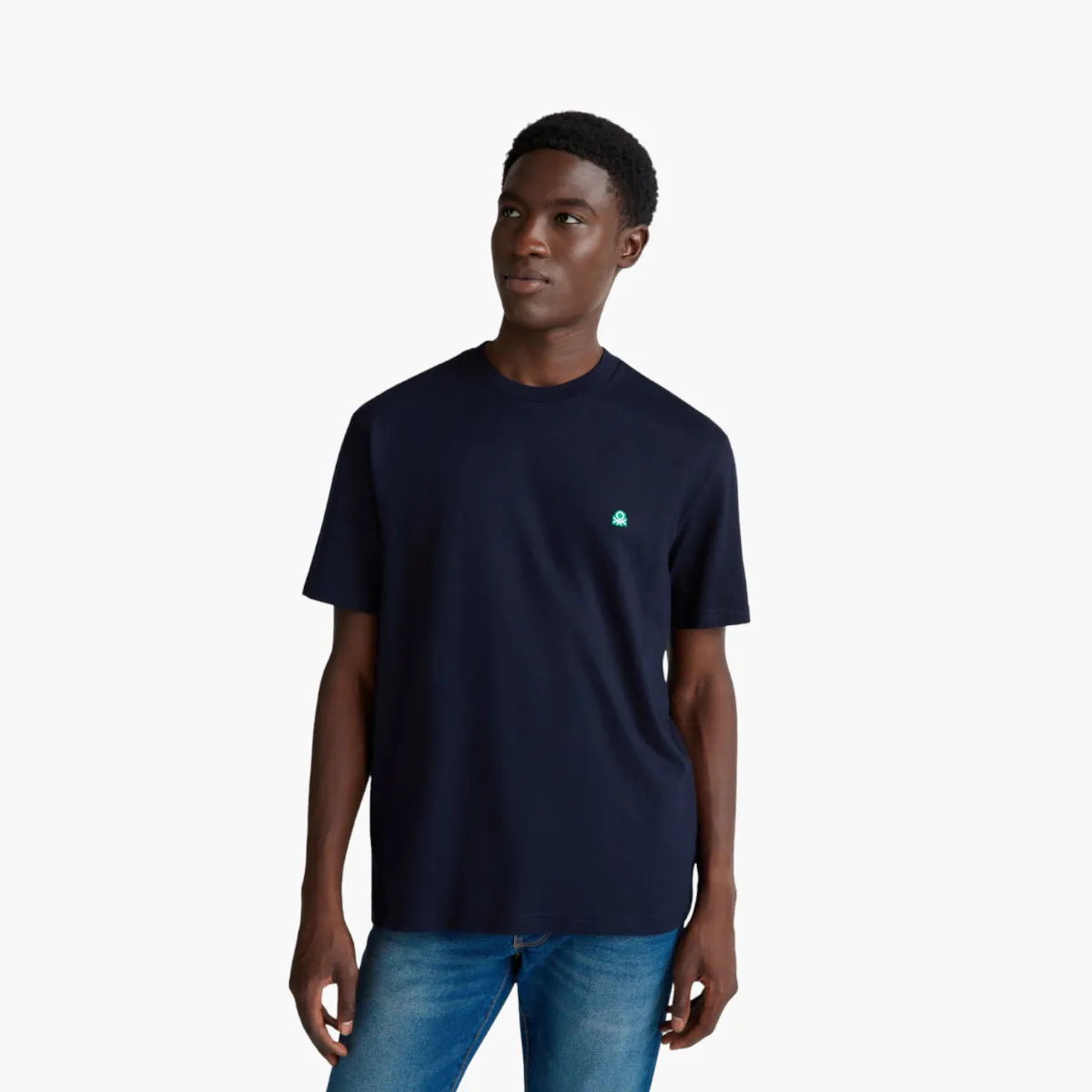 Man Basic Cotton T-Shirt