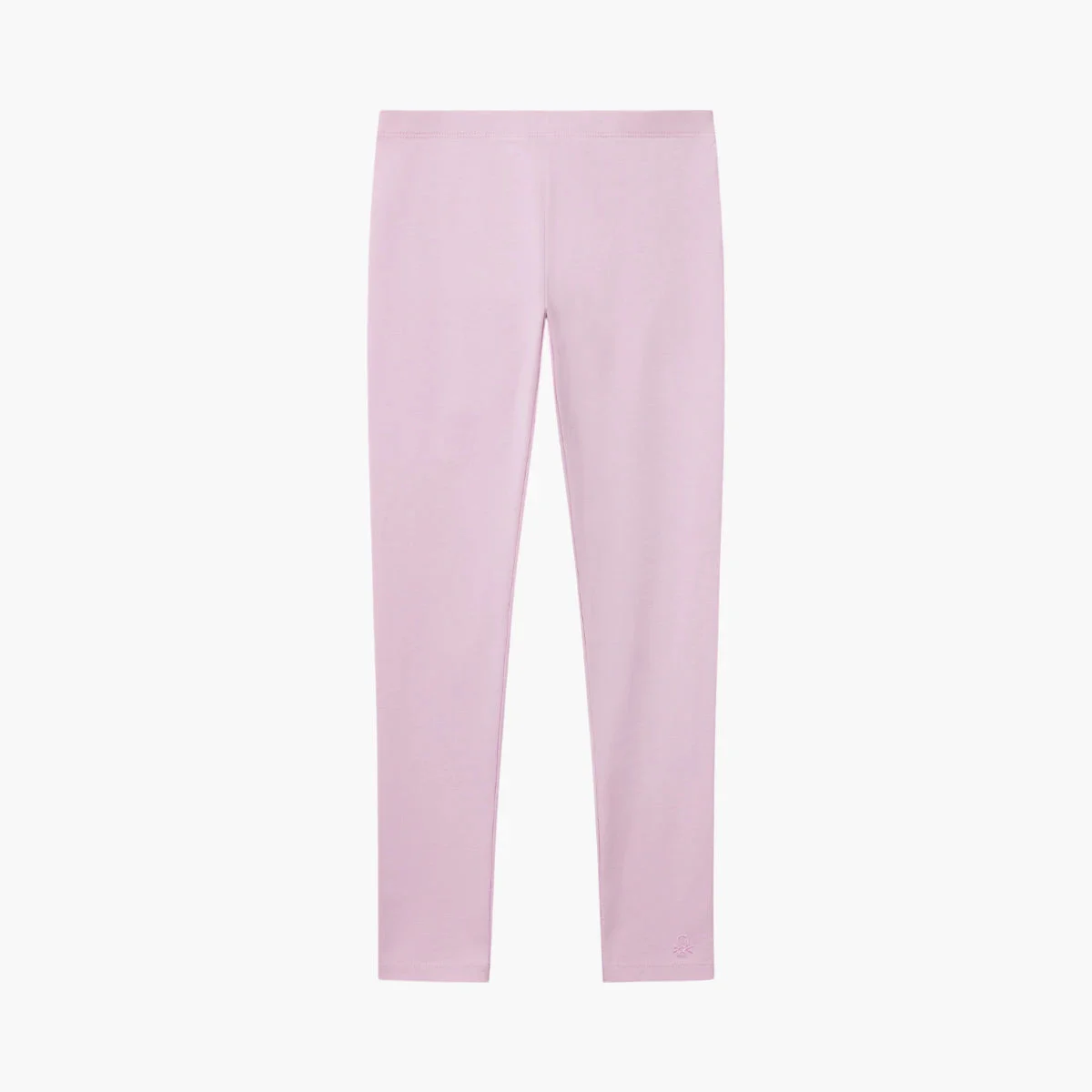 Girl Junior Stretch Cotton Leggings With Logo