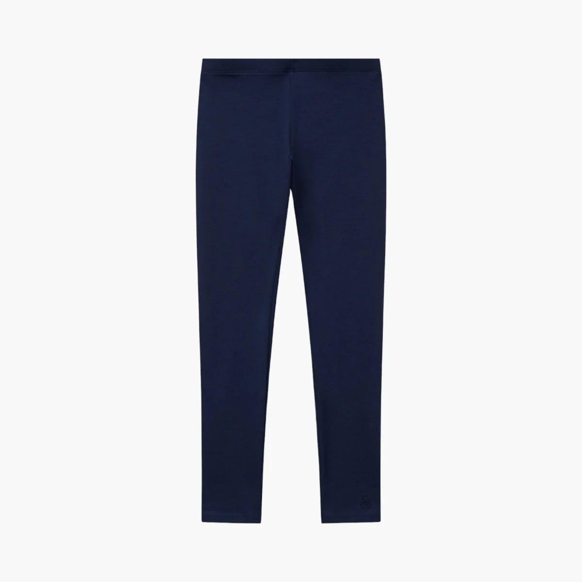 Girl Junior Stretch Cotton Leggings With Logo