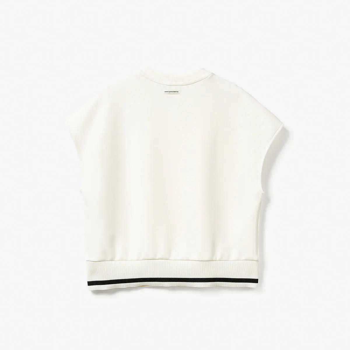 Woman Sleeveless Sweater In Stretch Modal
