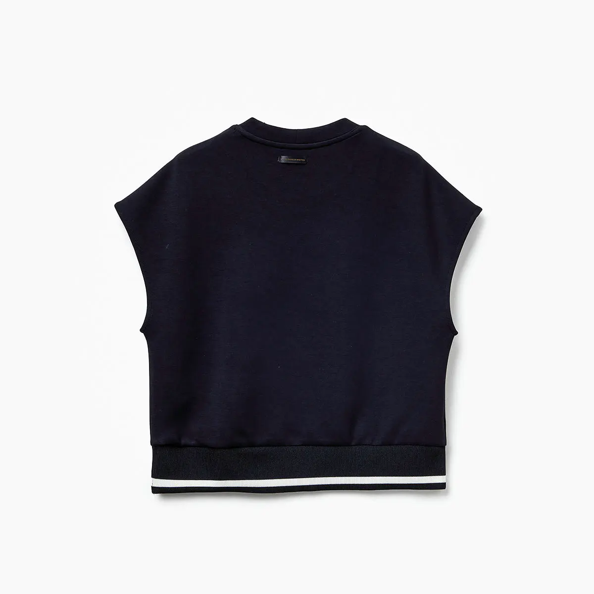 Woman Sleeveless Sweater In Stretch Modal