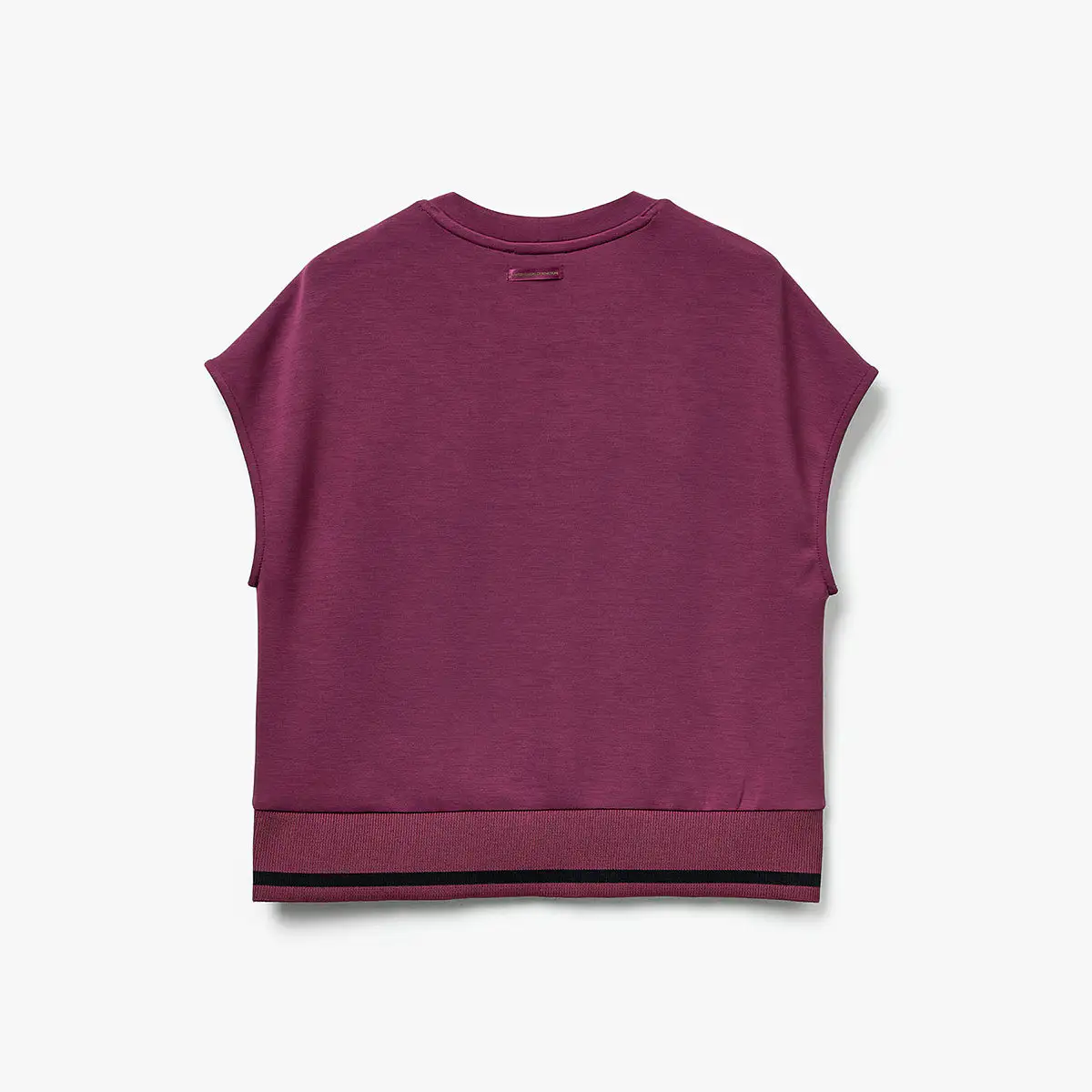 Woman Sleeveless Sweater In Stretch Modal