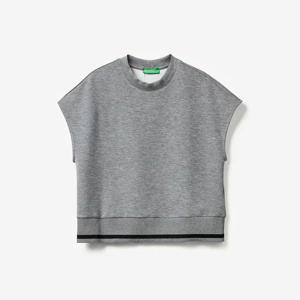 Woman Sleeveless Sweater In Stretch Modal