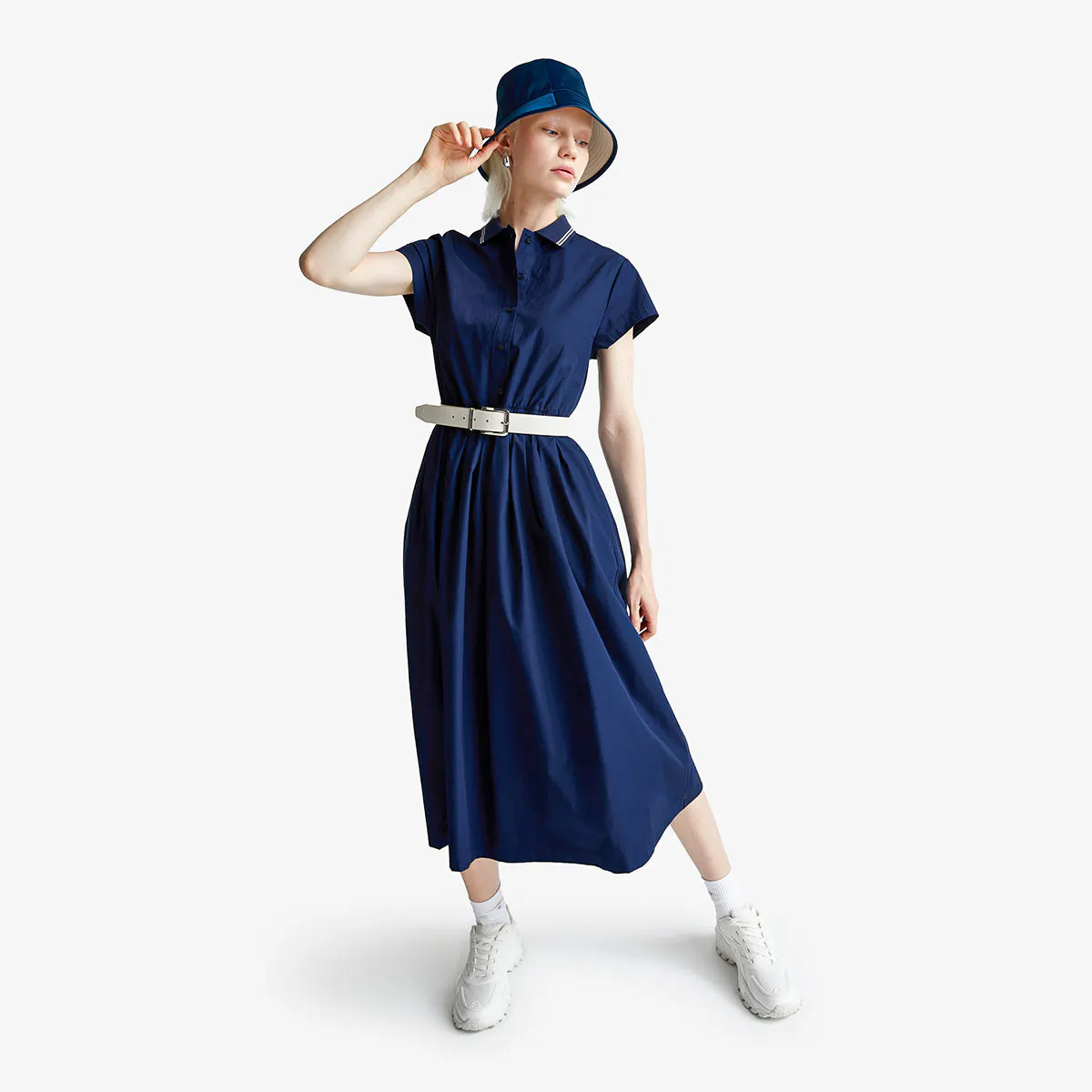 Woman Dress With Collar