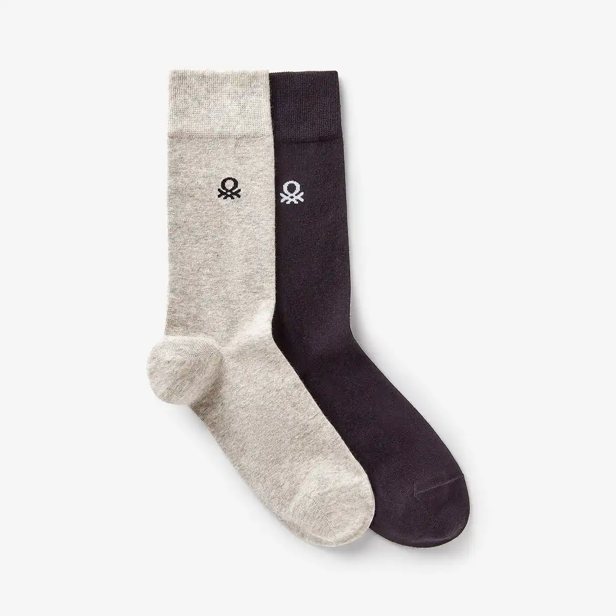 Unisex Two Pairs Of High Socks
