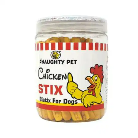 Naughty Pet | Naughty Pet Chicken Stix Bistix For Dogs 300g