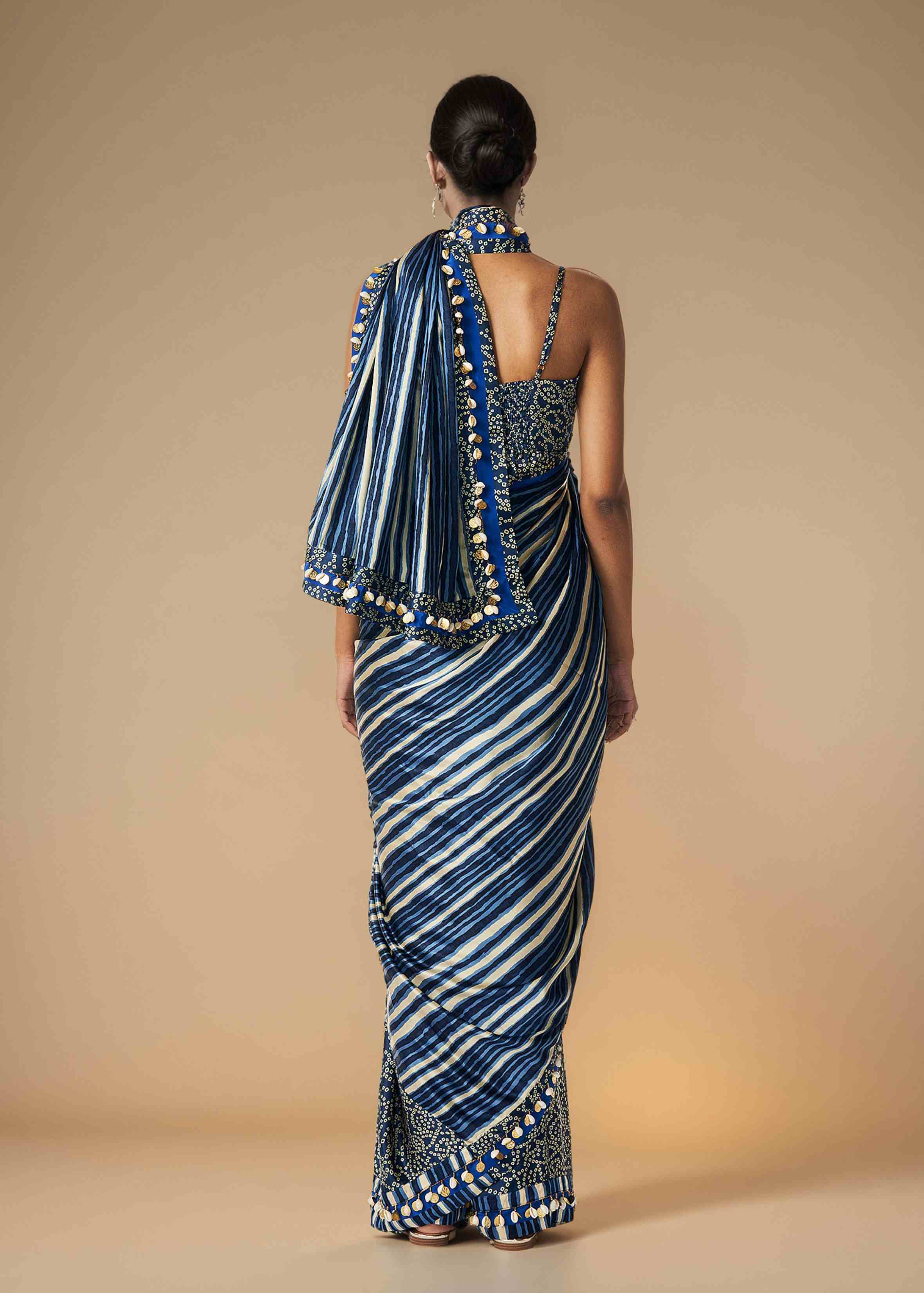 Blue Saree