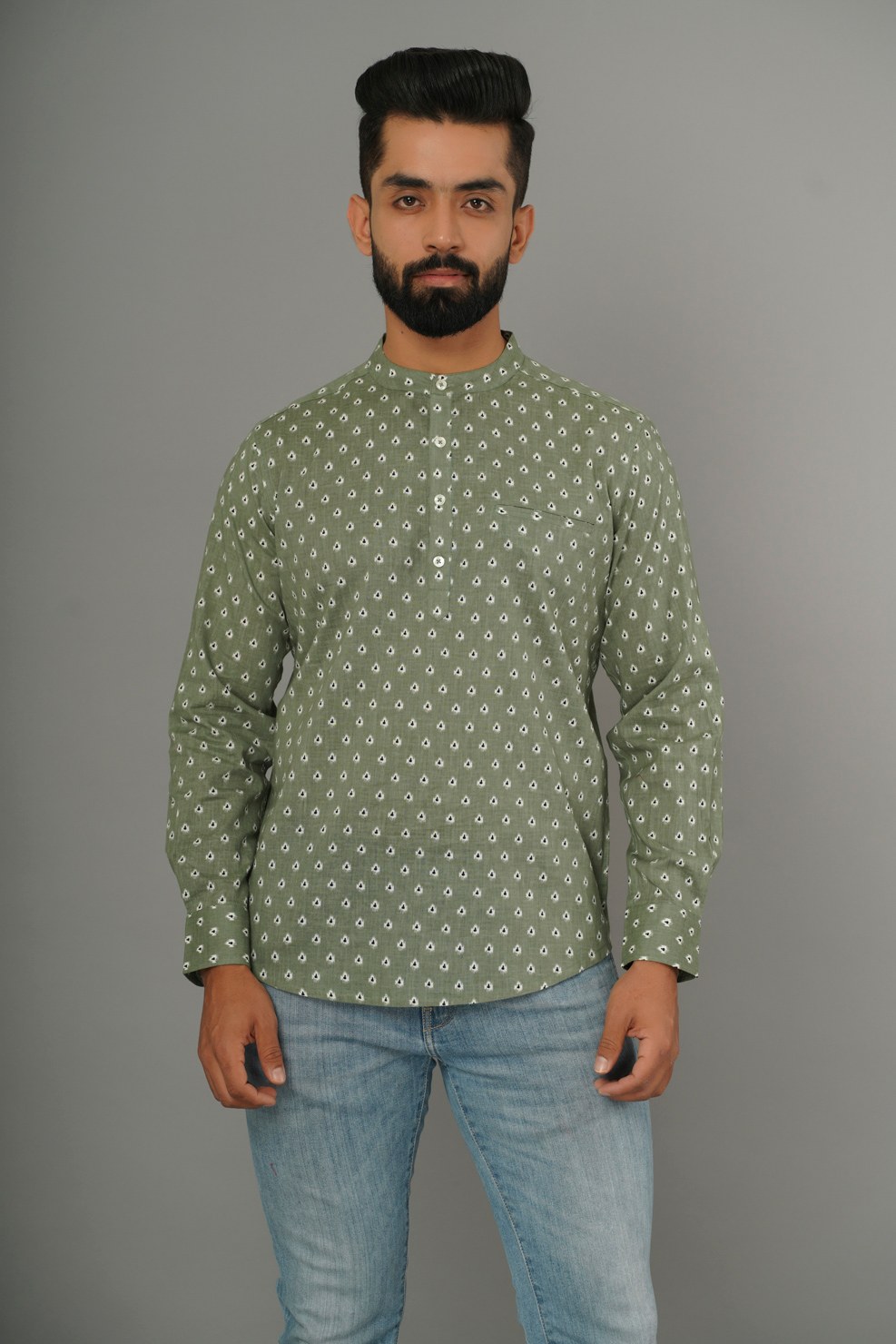 COTTON PRINTED FULL SLEEVES CASUAL SHIRT
