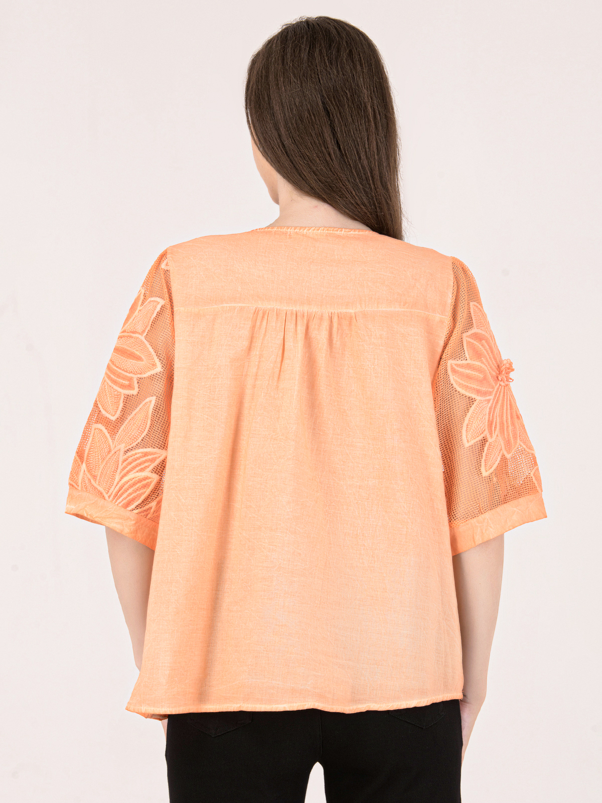 Albion Women Orange Smart Top