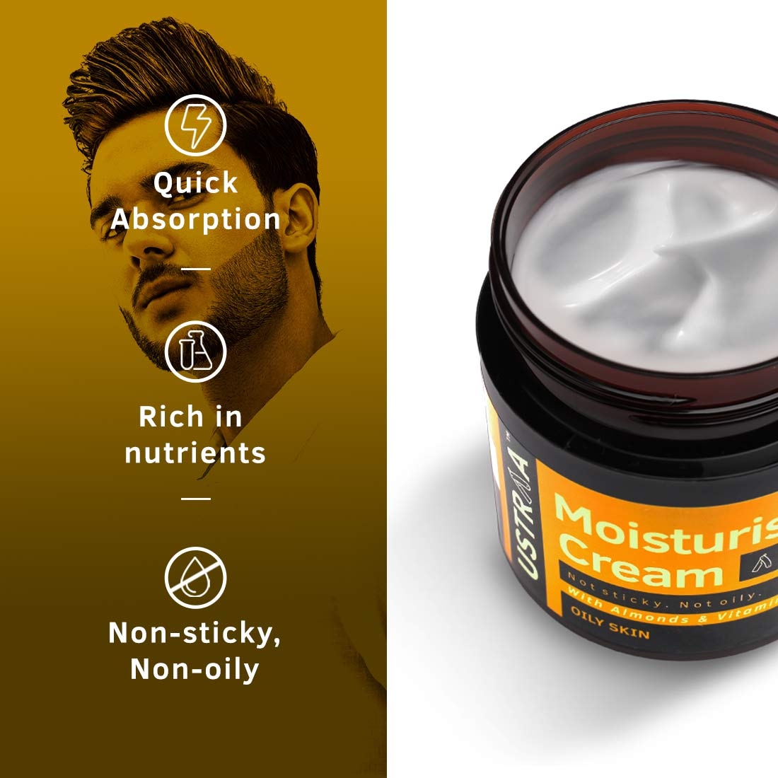 Ustraa | Moisturising Cream for Oily Skin - 100g 4