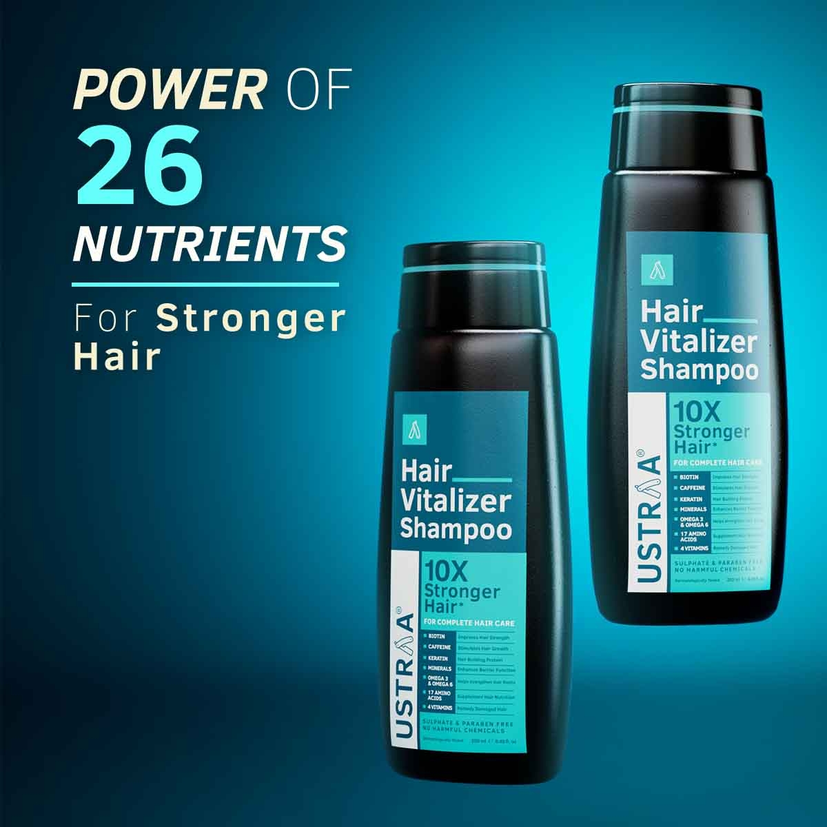 Ustraa | Ustraa Hair Vitalizer Shampoo - 250ml 5