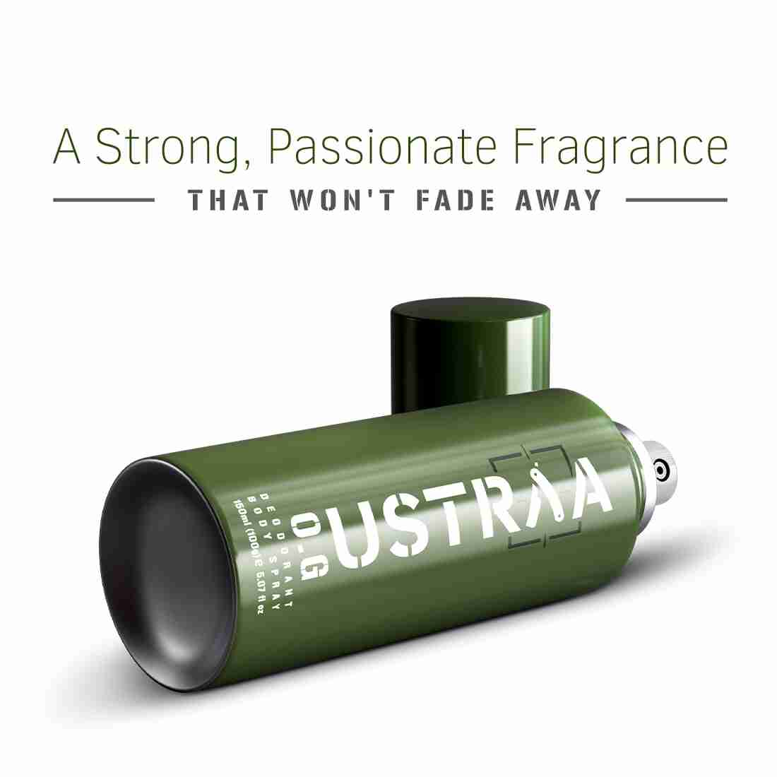 Ustraa O.G Deodorant - 150ml & Black Deodorant Body Spray - 150ml Combo