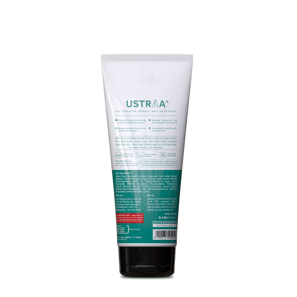 Ustraa | Ustraa Night Cream - 50g - De-Tan And Anti-Aging & Face Wash For Dry Skin-200g 6