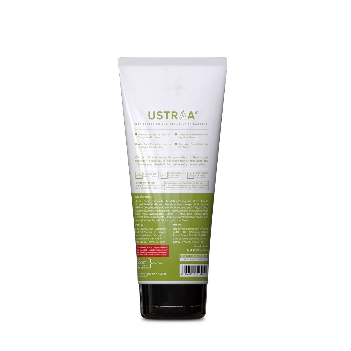 Ustraa | Ustraa Anti Dandruff Serum 200ml & Face Wash Oily Skin 200g 6