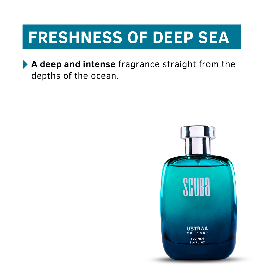 Ustraa Vitamin C Face Serum - 30ml & Scuba Cologne - 100ml