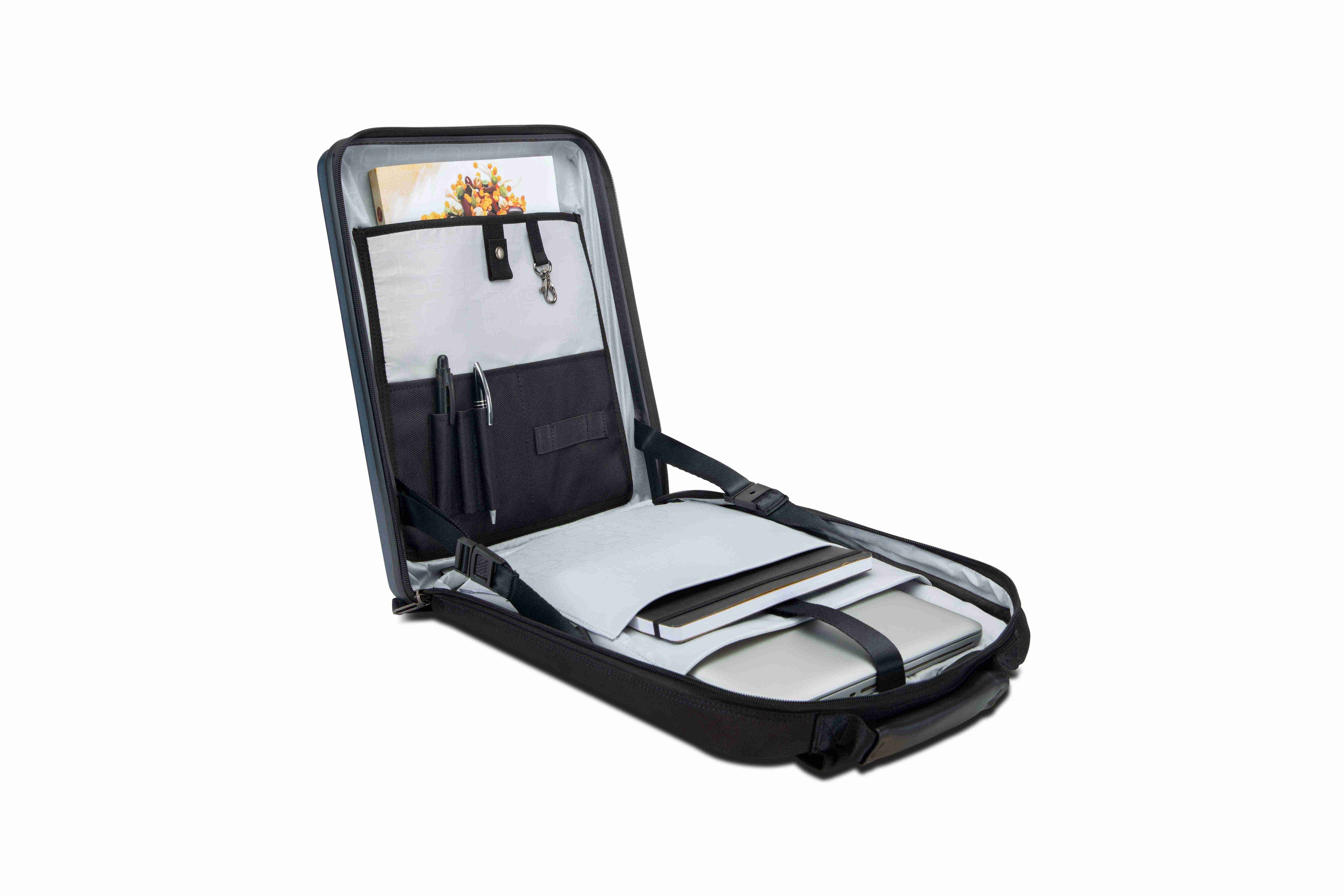 Hard Shell Office Backpack / Laptop Bag | Blue