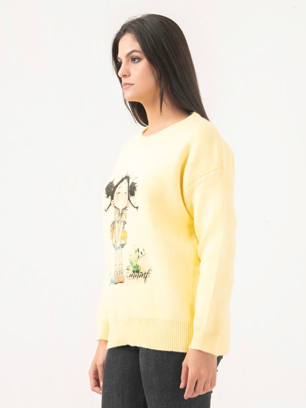 Albion Women Winter Yellow Sweaters