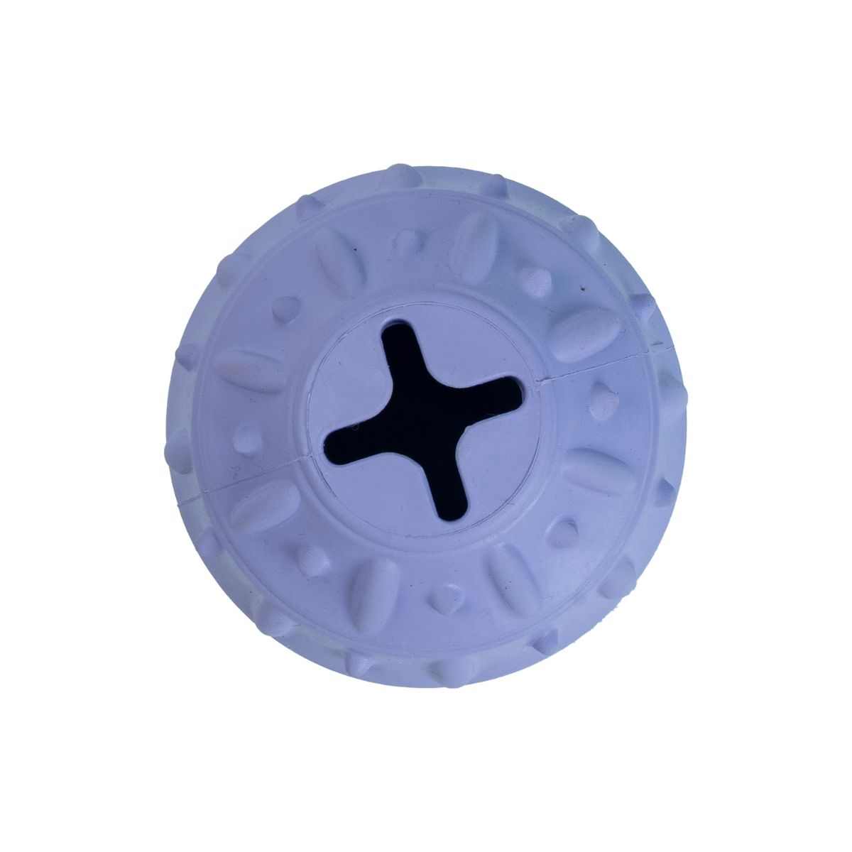 Ezra Play Bamboo Ball - Purple Rubber Toy