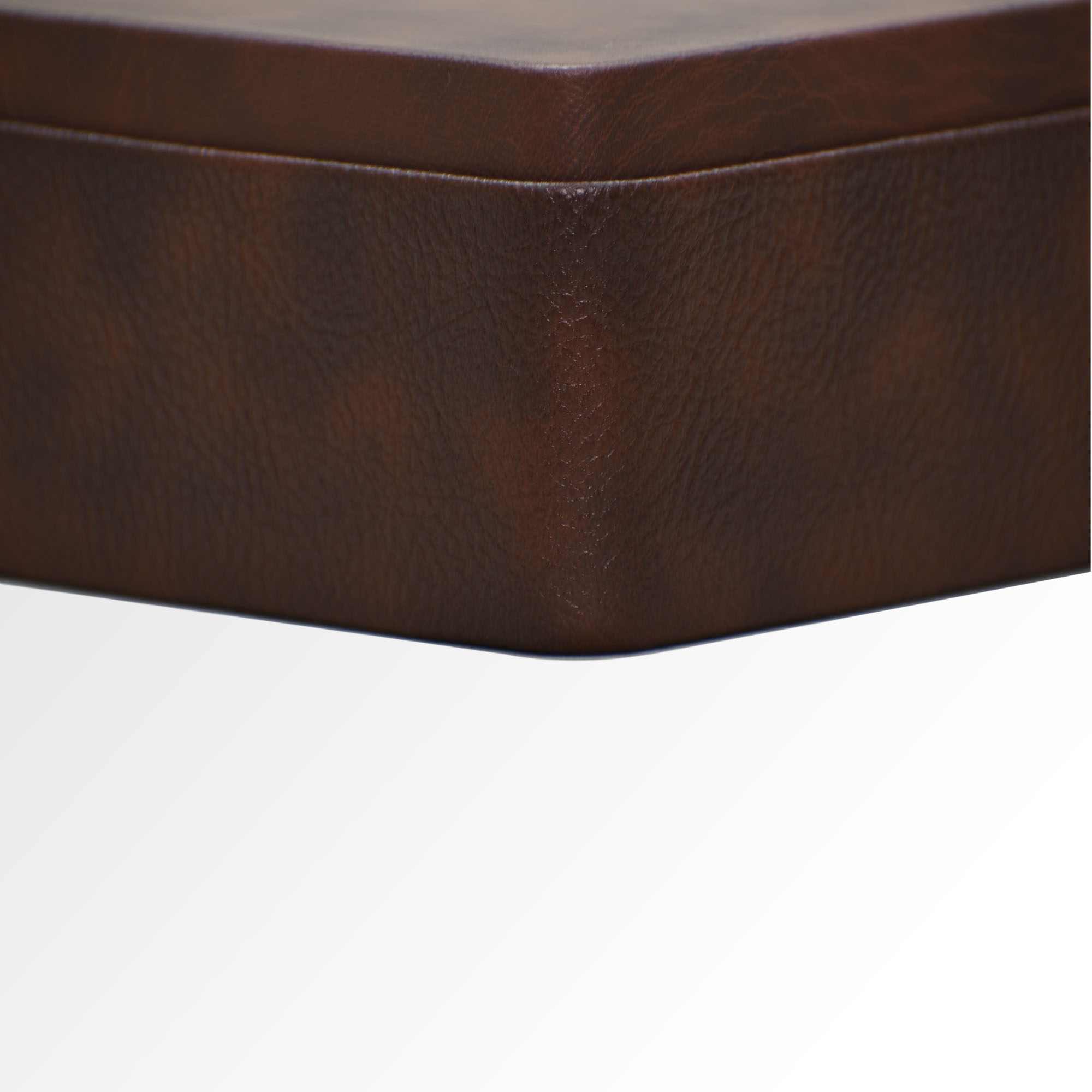 Tissue Box Holder for Home and Office in Premium Faux Leather | Size: 9.5 x 4.5 x 2.5(H) Inches | Classic | Brown