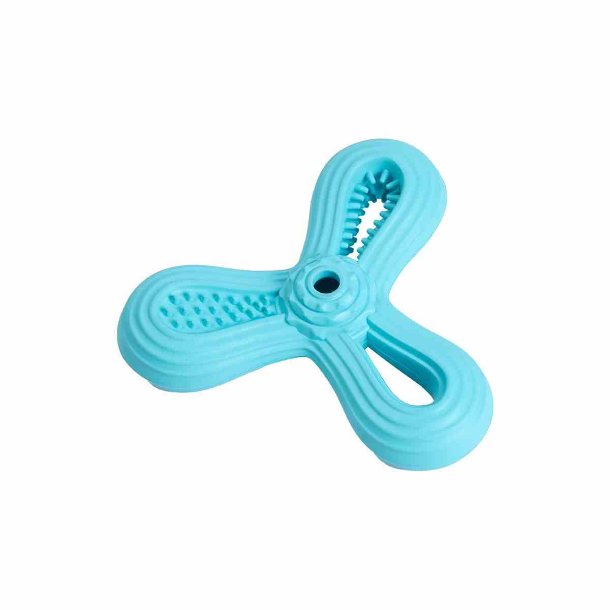 Ezra Play Triangle Dart - Blue Rubber Toy