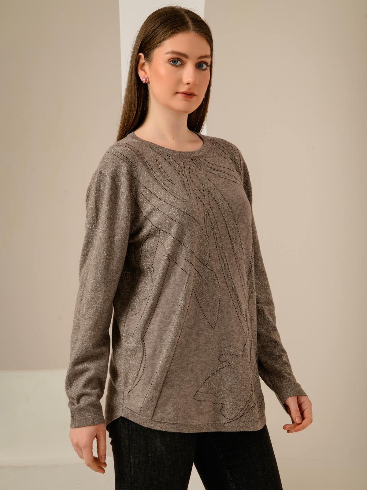ALBION SMART GREY LADIES WINTER WOOLEN SET