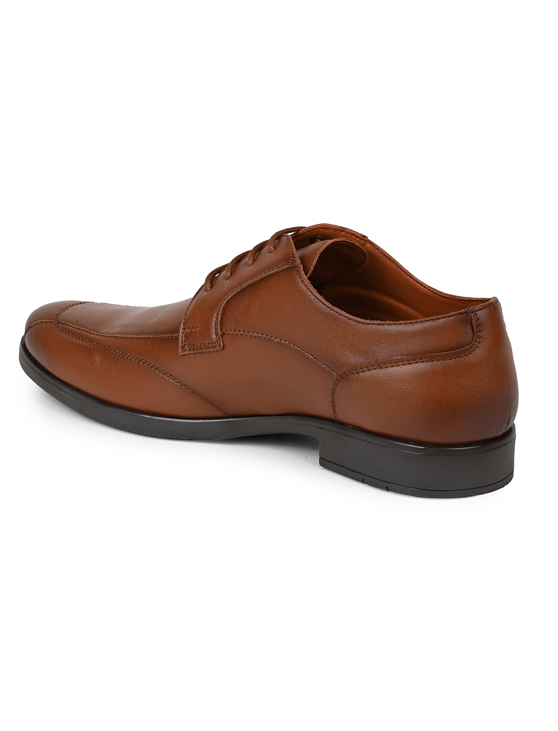 The Zalio Tan Men Formal Bicycle Cut Derby V8 By Ruosh