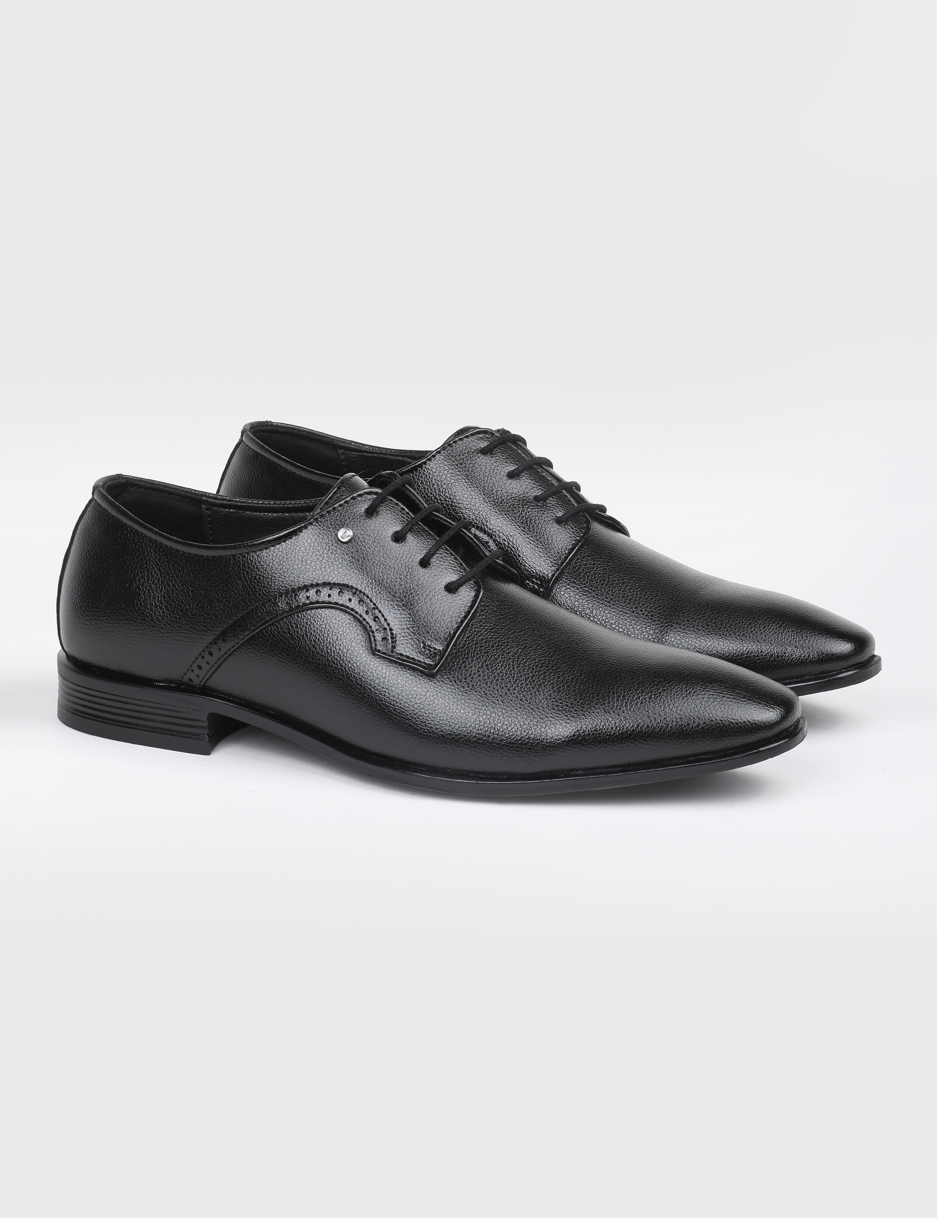 The Tyrion Black Men Formal Derby V8 By Ruosh