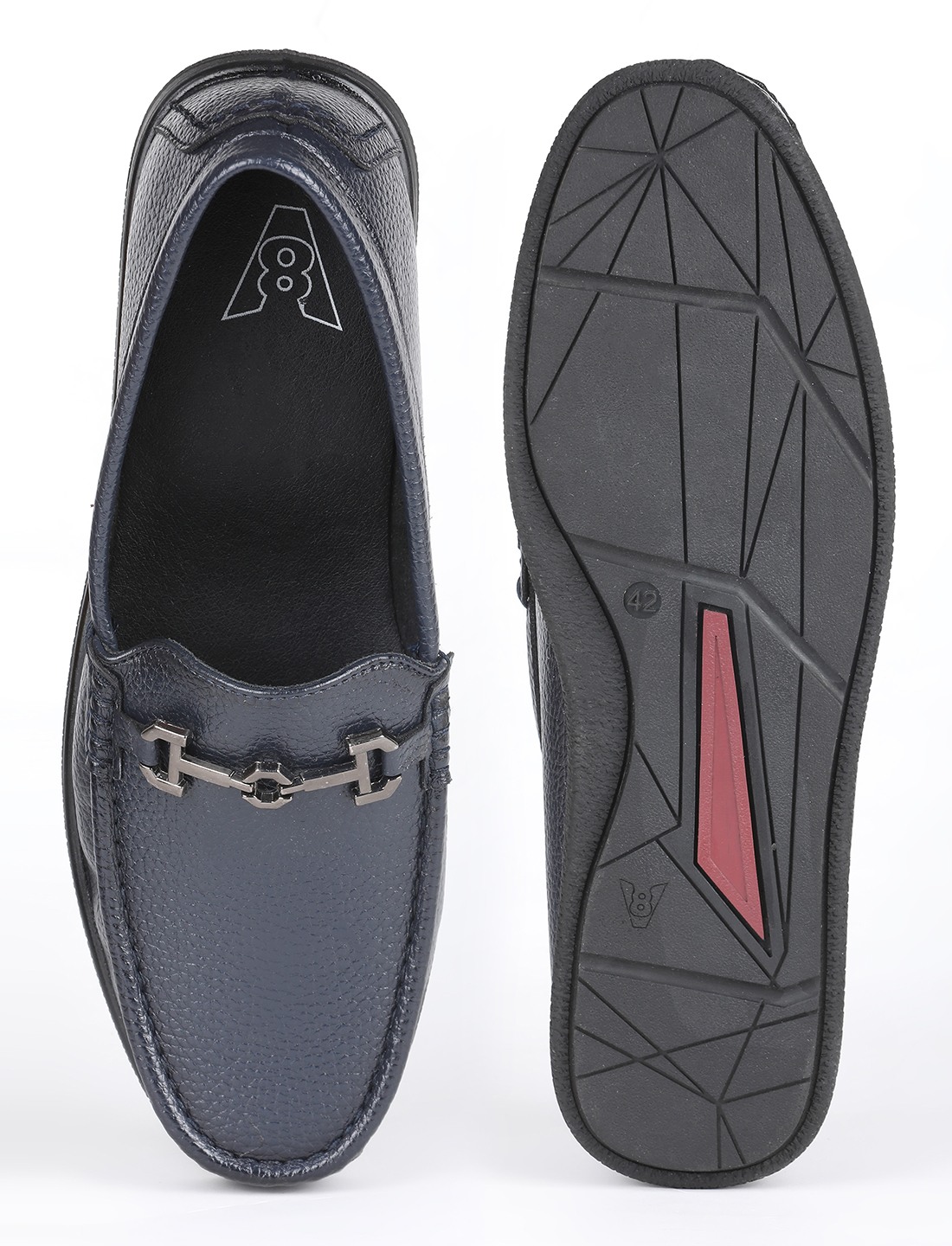 The Oslo Navy Men Casual Bit Loafer V8 By Ruosh