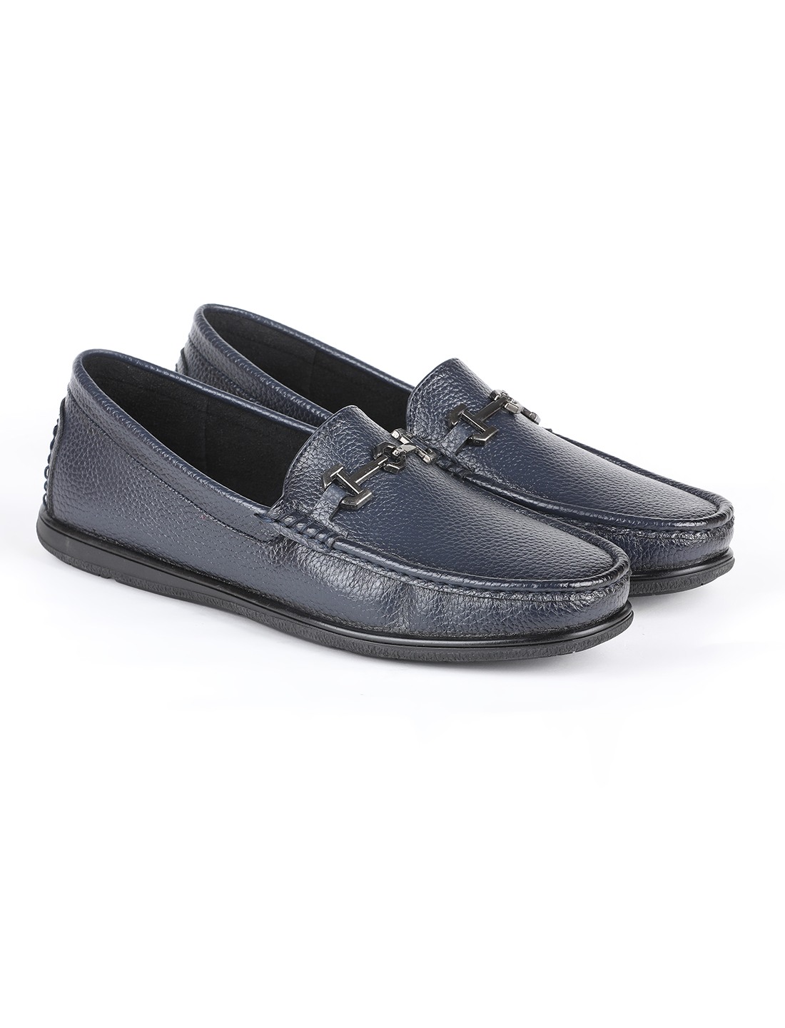 The Oslo Navy Men Casual Bit Loafer V8 By Ruosh
