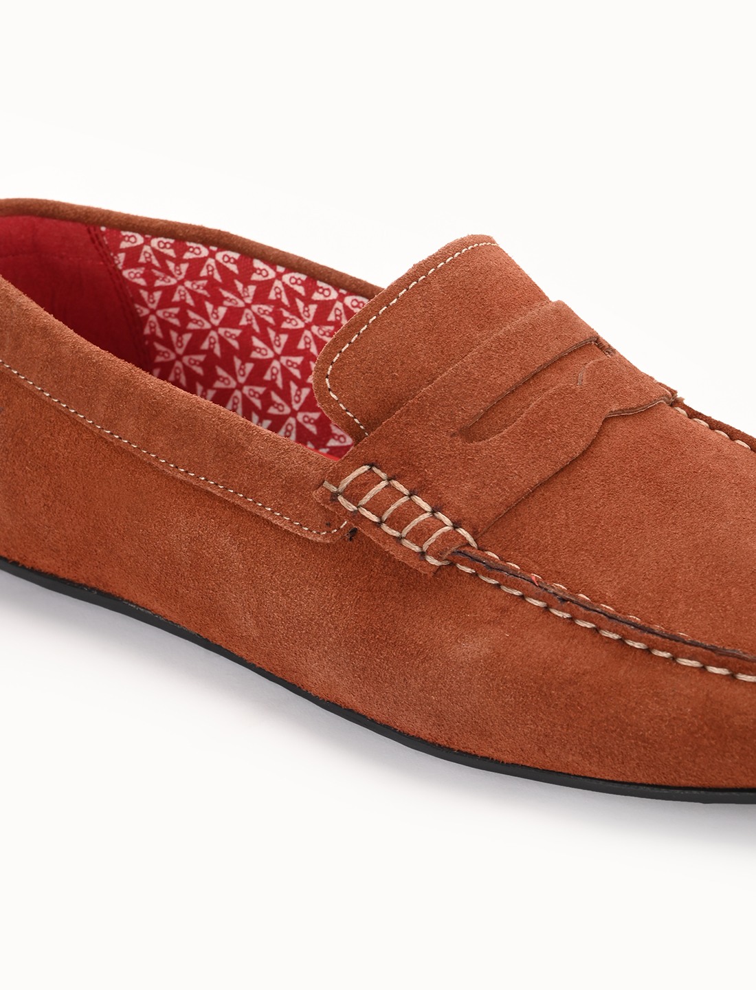 The Seti Tan Suede Men Casual Drivers V8 By Ruosh