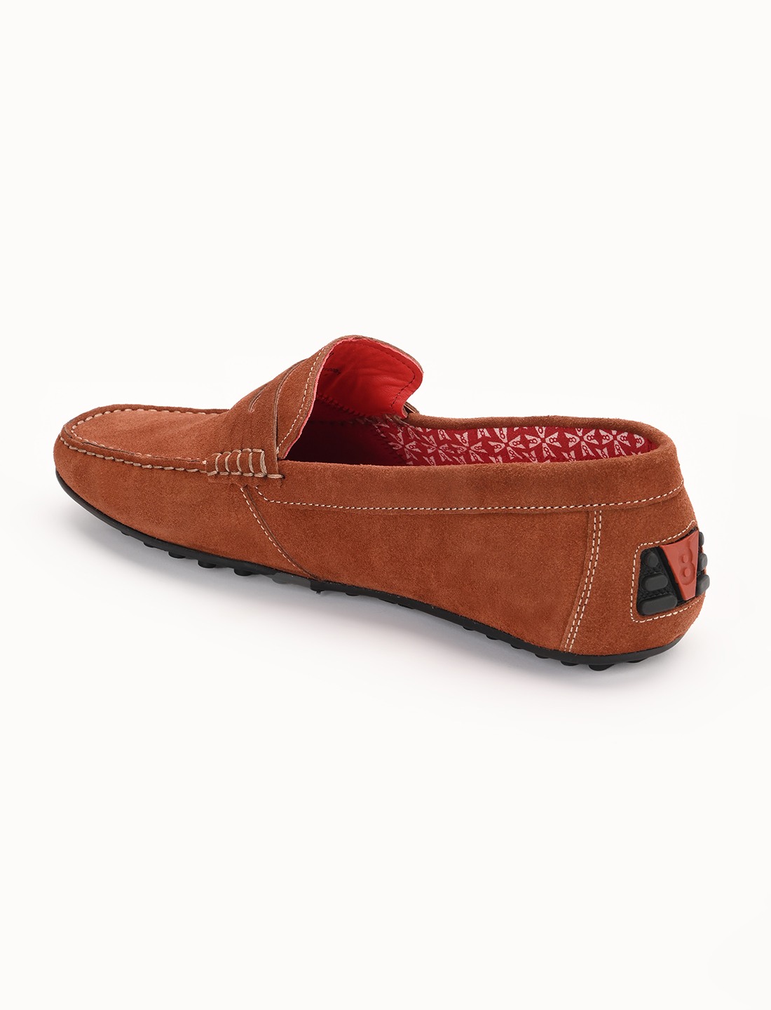 The Seti Tan Suede Men Casual Drivers V8 By Ruosh