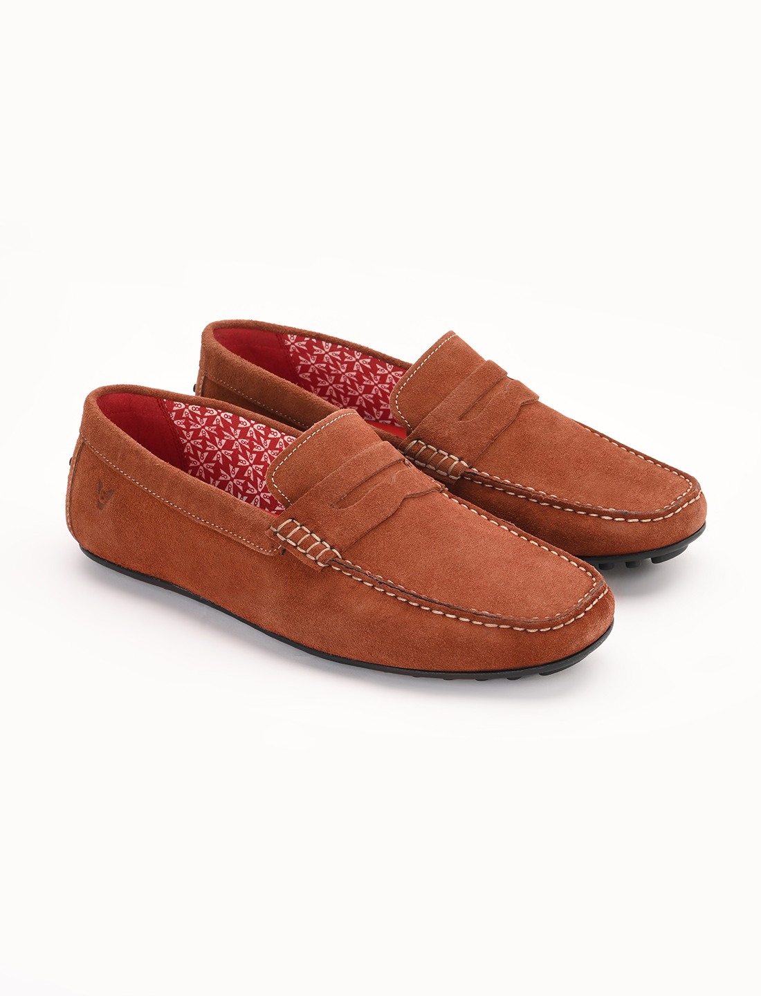 The Seti Tan Suede Men Casual Drivers V8 By Ruosh