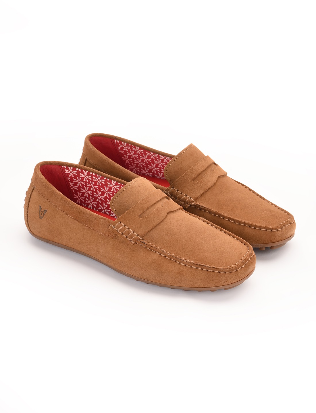 The Seti Tan Suede Men Casual Drivers V8 By Ruosh