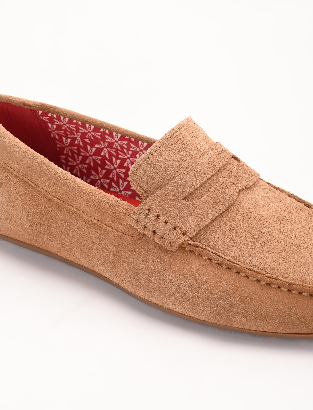 The Seti Tan Suede Men Casual Drivers V8 By Ruosh