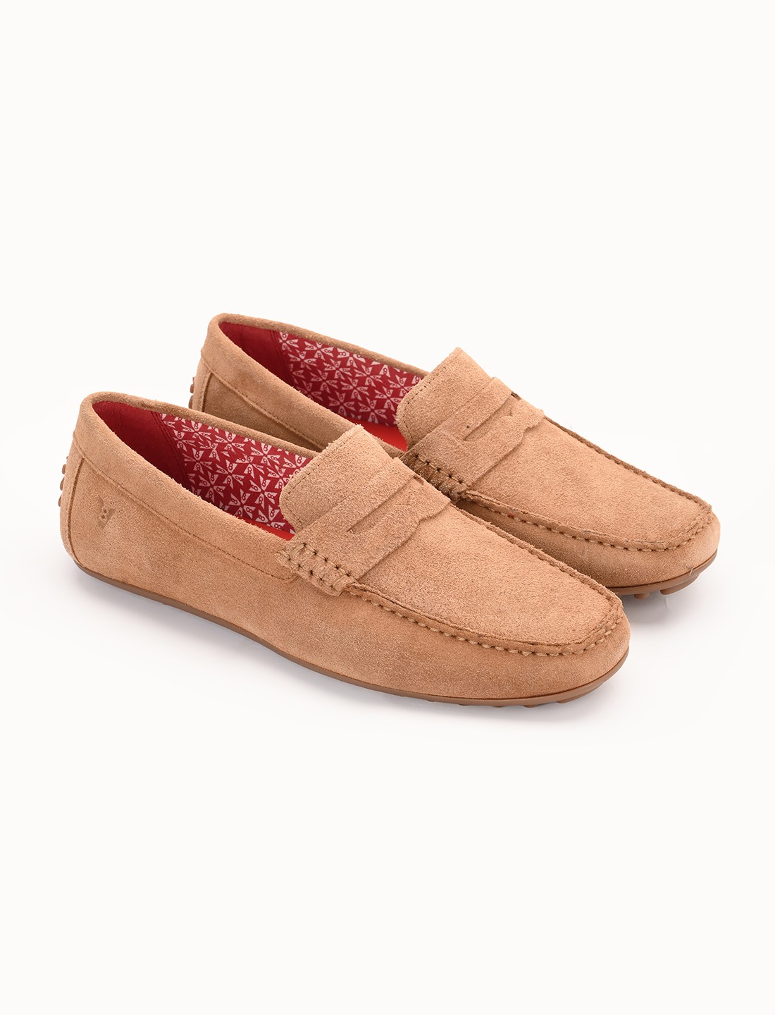 The Seti Tan Suede Men Casual Drivers V8 By Ruosh