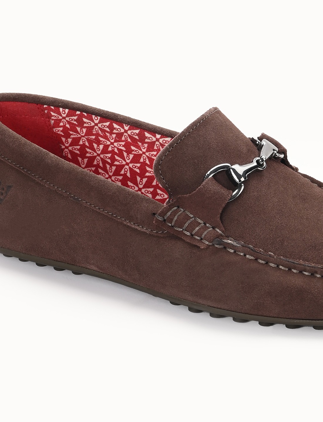 The Seti Brown Suede Men Casual Drivers V8 By Ruosh