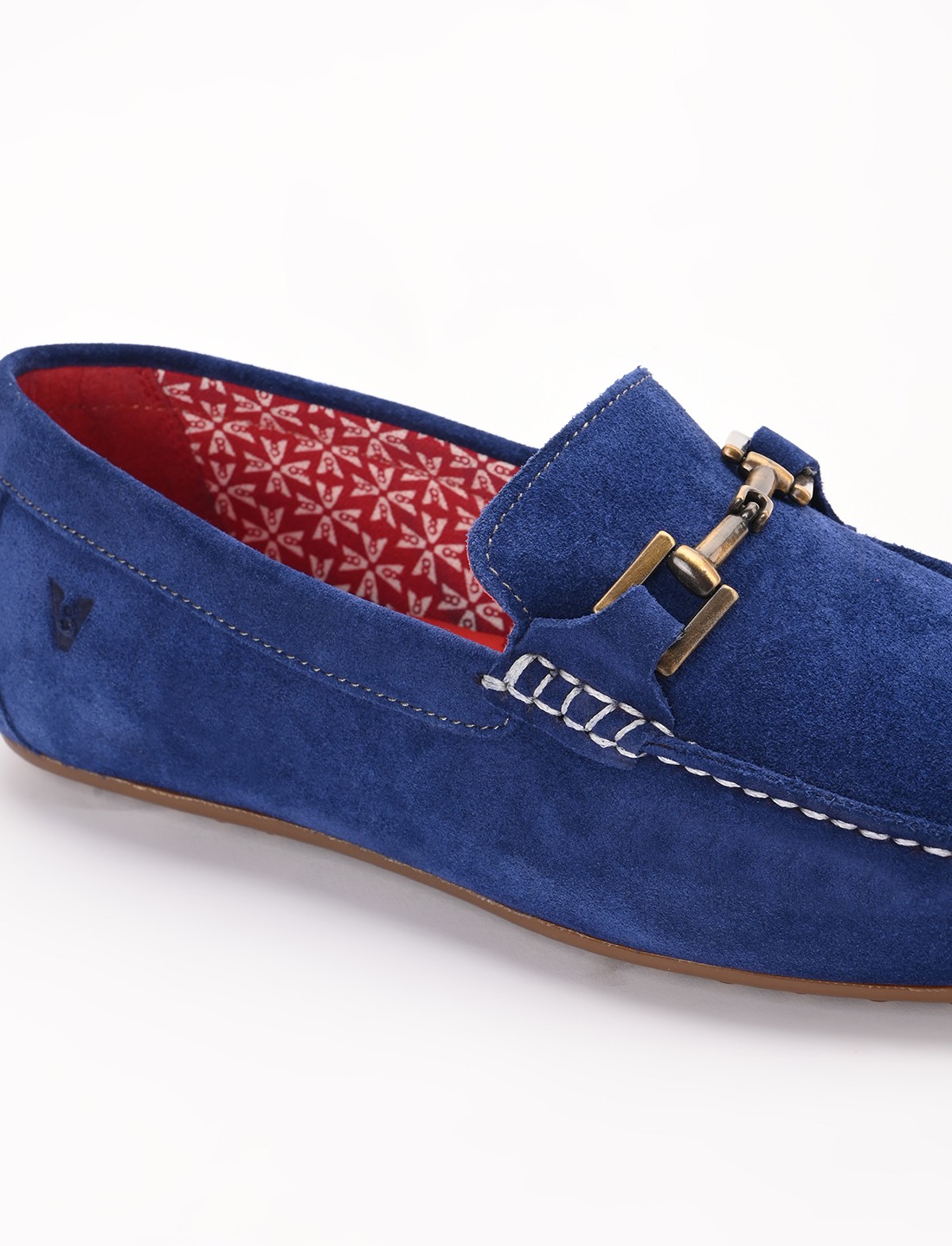 The Seti Blue Suede Men Casual Drivers V8 By Ruosh
