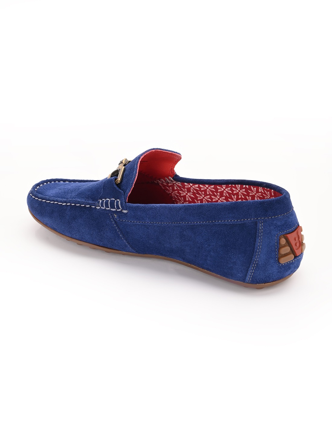 The Seti Blue Suede Men Casual Drivers V8 By Ruosh