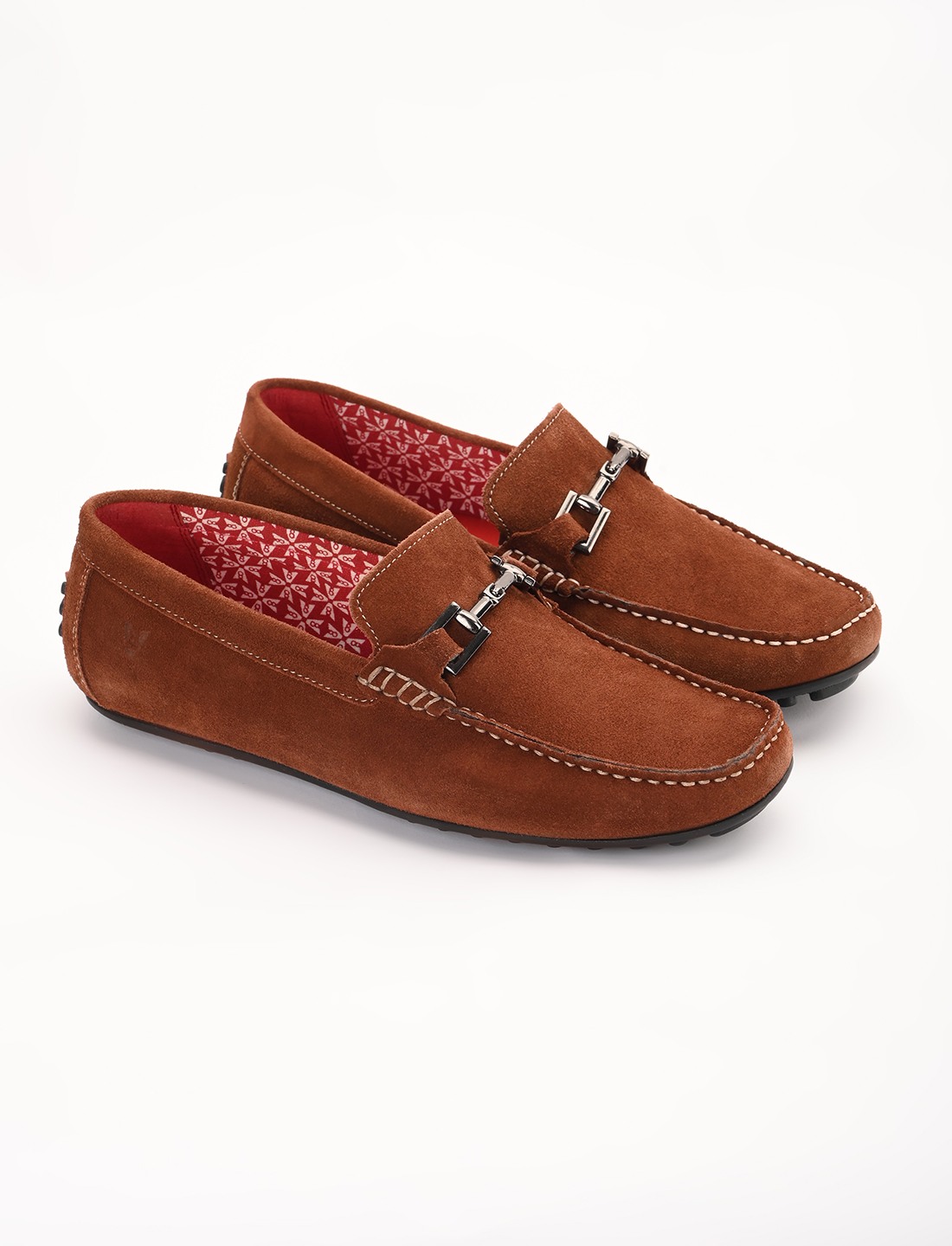 The Seti Tan Suede Men Casual Drivers V8 By Ruosh