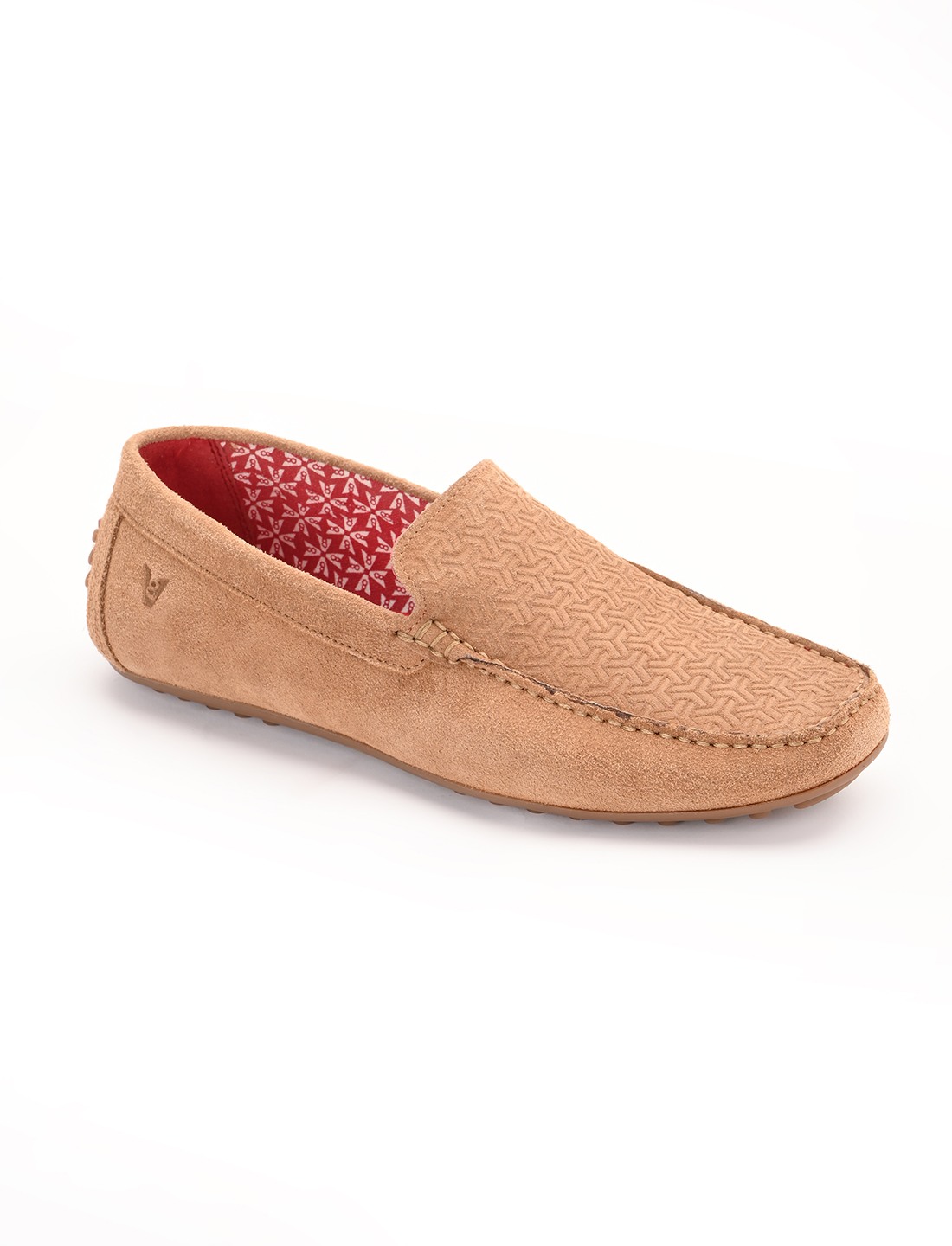 The Seti Tan Suede Men Casual Drivers V8 By Ruosh