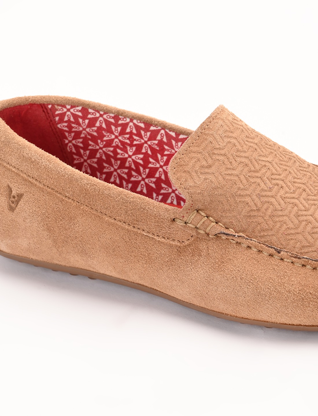 The Seti Tan Suede Men Casual Drivers V8 By Ruosh