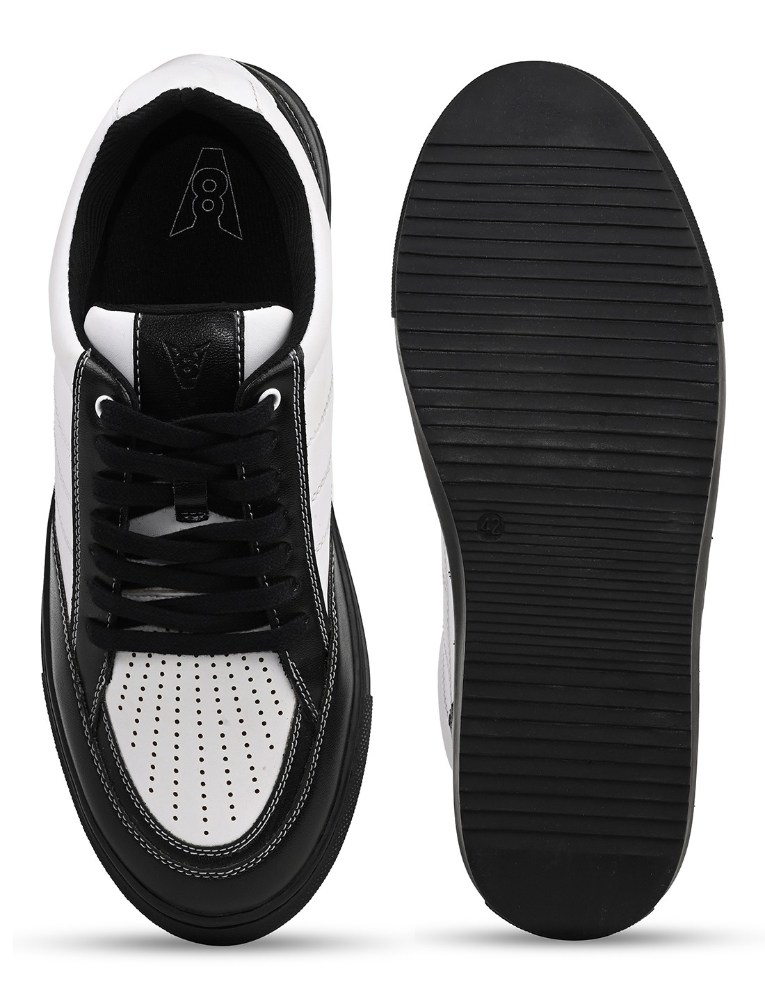 The Groove Black Men Casual Sneaker V8 By Ruosh
