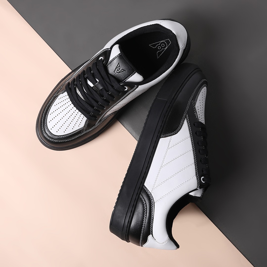 The Groove Black Men Casual Sneaker V8 By Ruosh