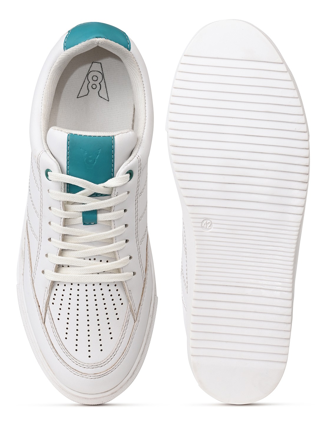 The Groove-01 Sea Green Men Casual Sneaker V8 By Ruosh