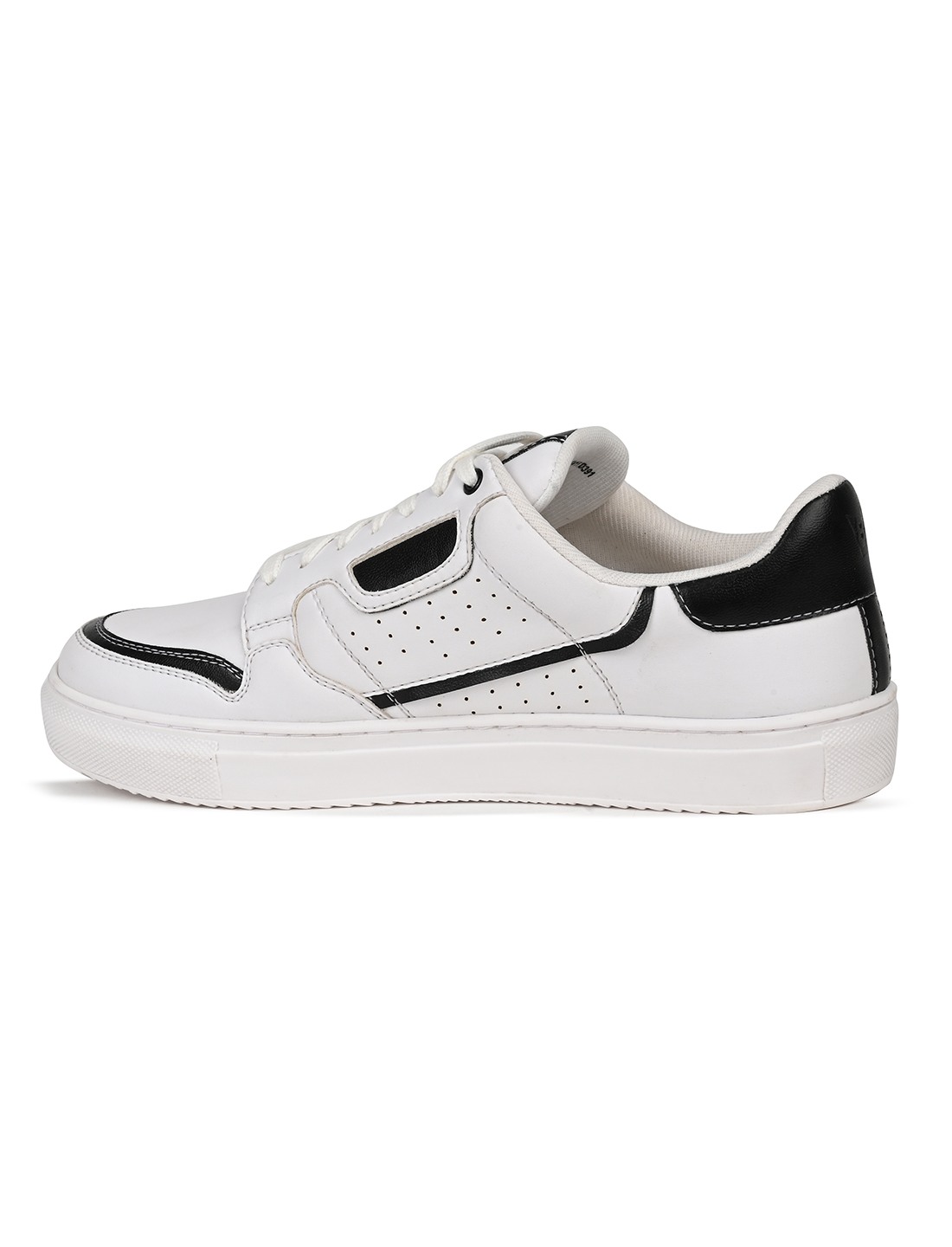 The Aldor White & Black Men Casual Sneaker V8 By Ruosh