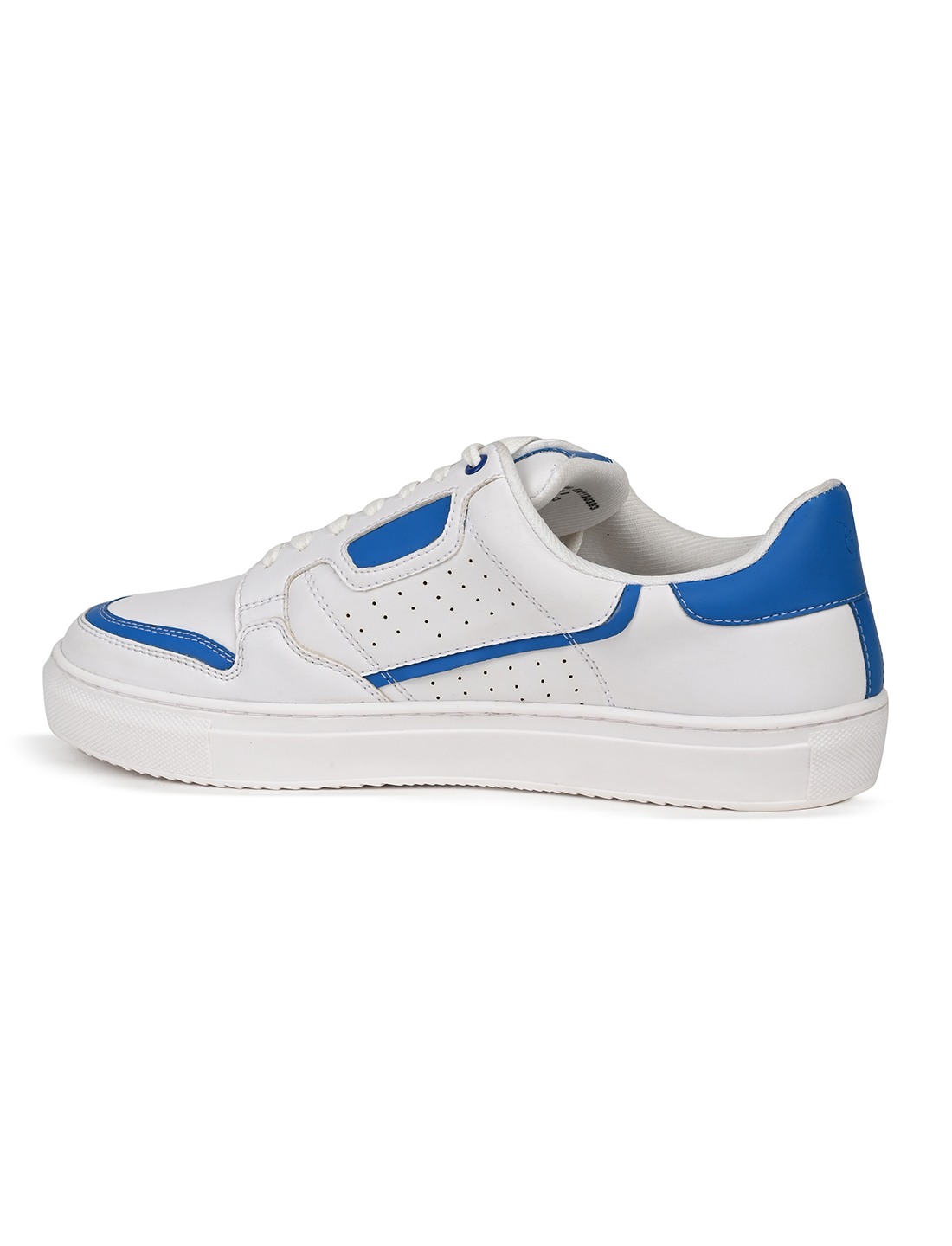 The Aldor White & Blue Men Casual Sneaker V8 By Ruosh
